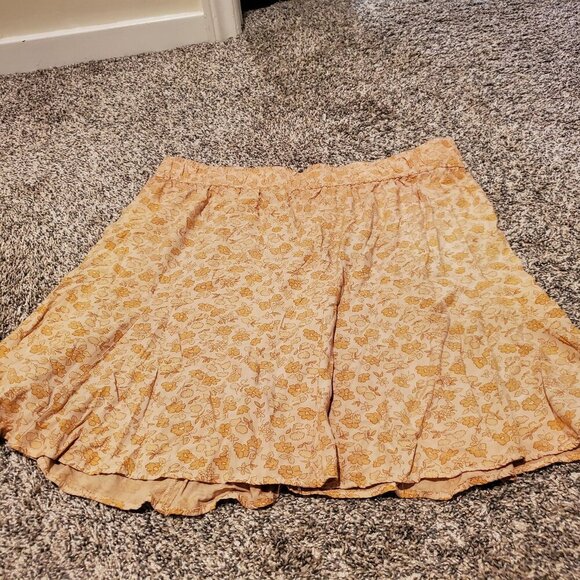 Madewell Pull On Swing Skirt Piccola Floral XL - Picture 1 of 3
